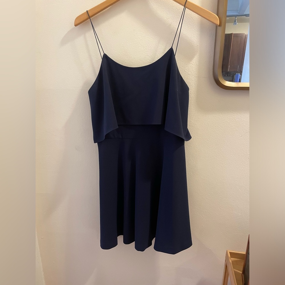 Alice + Olivia Navy Blue Mini Dress